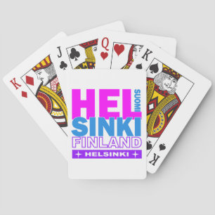 Baralho HELSINKI Finlândia jogar cartas