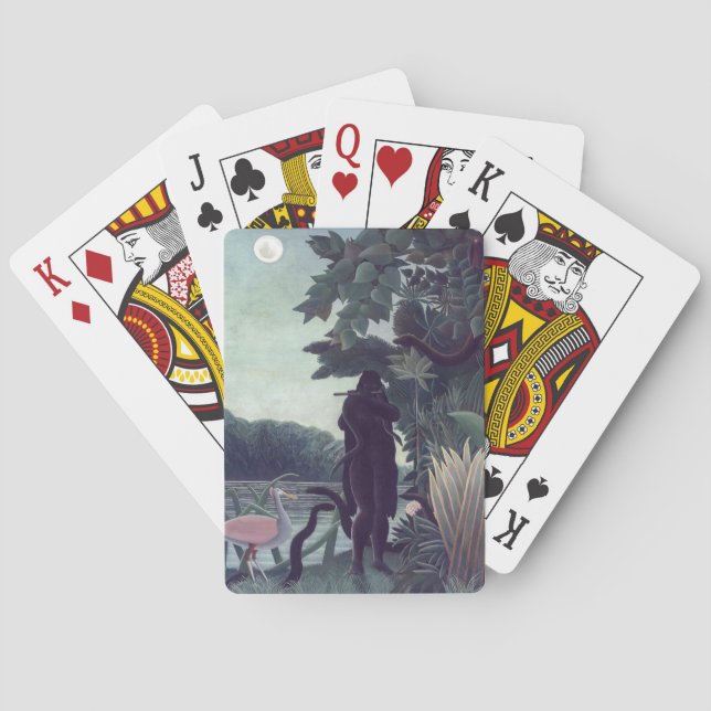 Baralho Henri Rousseau - A Cobra Charmer (Verso)