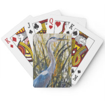 Herão Azul De Arte Por Aquarelas, De Grama Alta