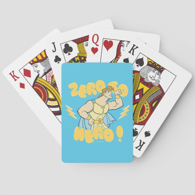 Baralho Hercules - Zero to Hero Poker Cards (Verso)