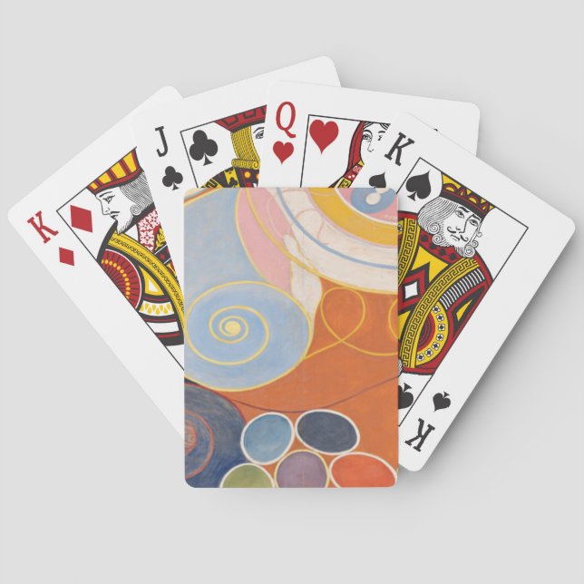 Baralho Hilma af klint travesseiro decorativo Case-Mate ca (Verso)