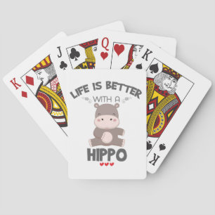Baralho Hippo Amantes Dedicam Vida Melhor Com Um Presente