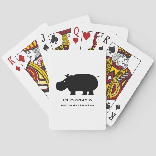 Baralho hippopotamus (Verso)