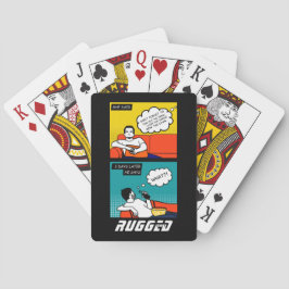 Baralho histórias em quadrinhos Geeks robustas de mel amar