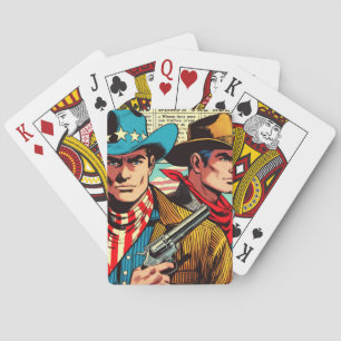 Baralho Histórias em quadrinhos Vintage Cowboy
