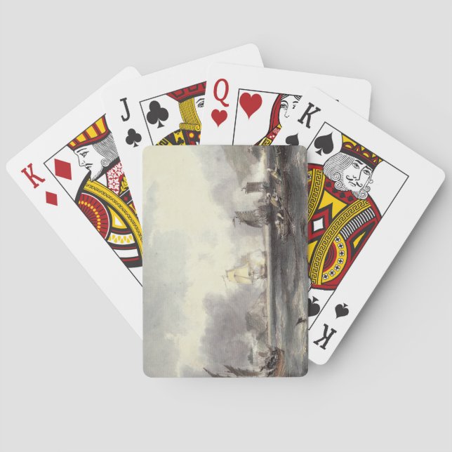 Baralho HM naufraga Imogene e Andromache que passam pelo B (Verso)