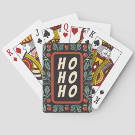Baralho HO HO Oa Holberry Border Poker Cards
