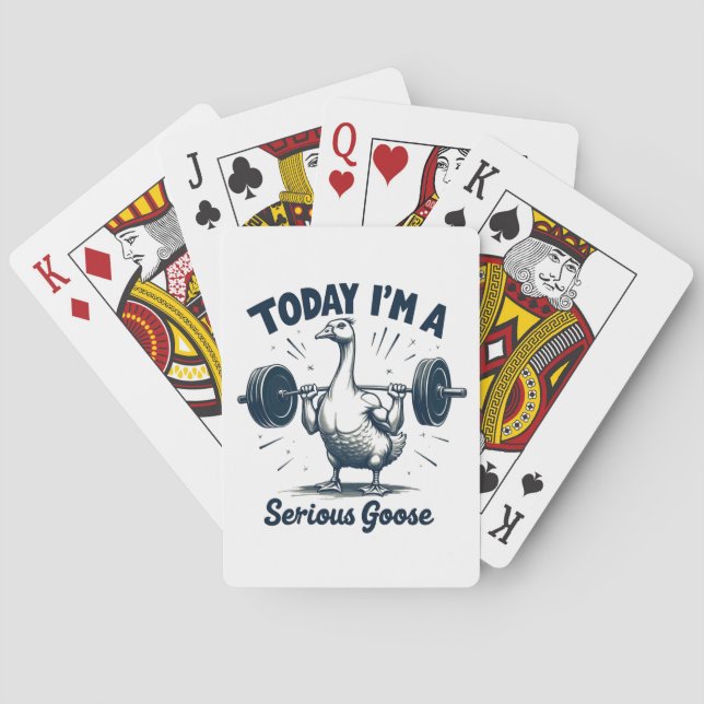 Baralho Hoje eu sou um grande ginásio de pesos levantantes (Verso)