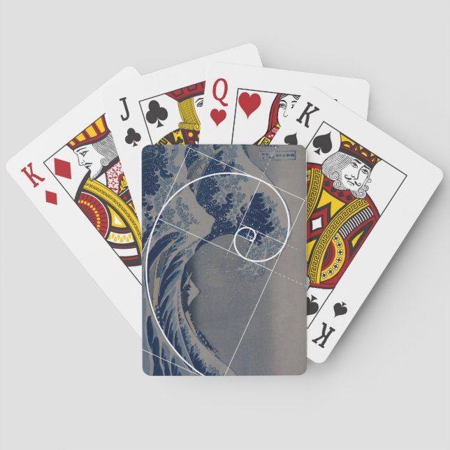 Baralho Hokusai Conhece Fibonacci, Rácio De Ouros (Verso)