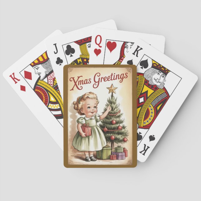 Baralho Holiday Playing Cards Gift (Verso)