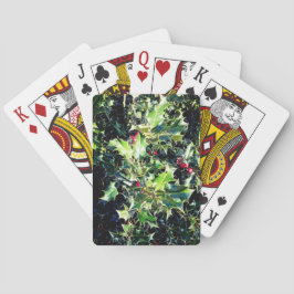 Baralho Holly, bagas vermelhas