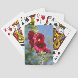 Baralho Hollyhocks jogando cartas