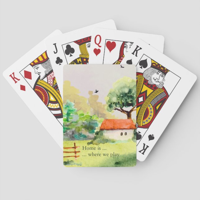 Baralho Home is... Watercolor Countryside (Verso)