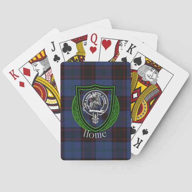 Baralho Home Scottish Clan Tartan & Crest (Verso)