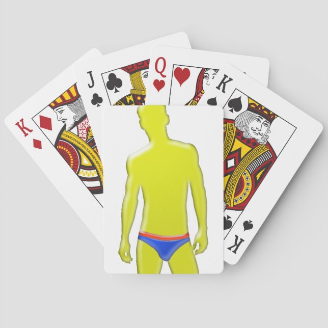 Baralho Homem de cueca (Verso)