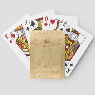 Baralho Homem Vitruviano por Leonardo Da Vinci