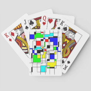 Baralho Homenagem Aleatória A Mondrian
