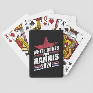 Baralho Homens Brancos Para Kamala Harris 2024