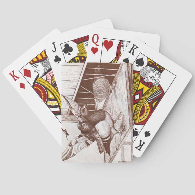 Baralho Homens em Chamada (Verso)