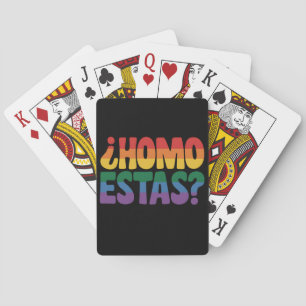 Baralho Homo Está Funny Espanhol Gay Ally LGBTQ