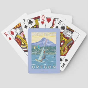 Baralho Hood River, surfistas de ORWind & pensionistas do