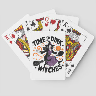 Baralho Hora de Dink Witches Spookleball no Dia das Bruxas