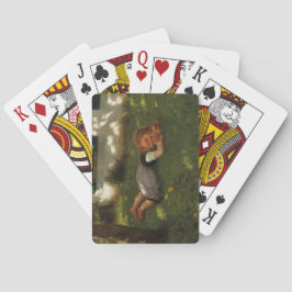 Baralho Hora do lanche (Garota Doce Deitada na Grama)