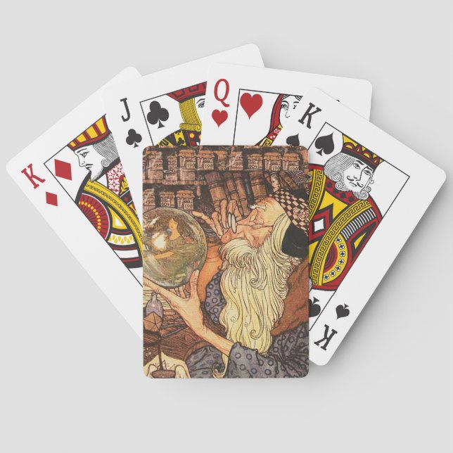 Baralho Hora Pai Antiquada de Ano Novo (Verso)