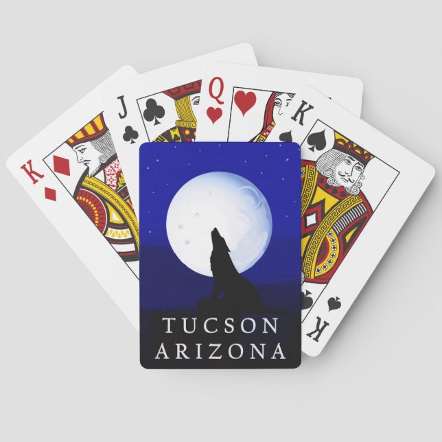 Baralho Howlin Coyote - Arizona Tucson (Verso)