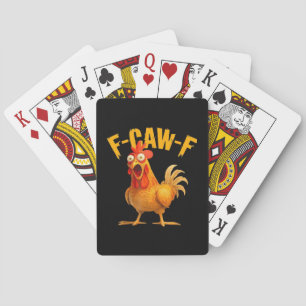 Baralho Humor de Corvo F-Caw-F Gótico Divertido Retro Lega