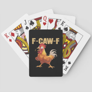 Baralho Humor Gótico de Corvo Engraçado F-Caw-F