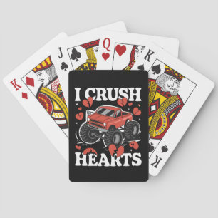 Baralho I Crush Hearts Monster Truck Dia de os namorados