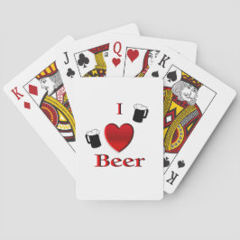 Baralho I Heart Beer Design