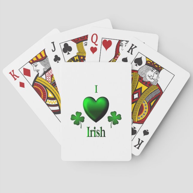 Baralho I Heart Irish (Verso)