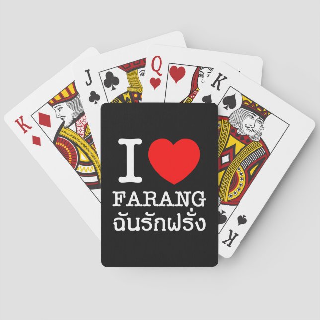 Baralho I Heart (Love) Farang (Verso)
