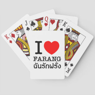 Baralho I Heart (Love) Farang