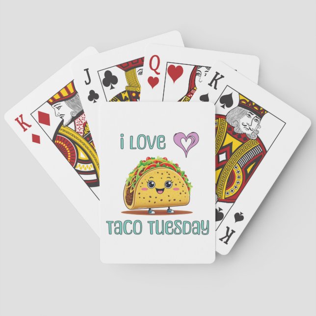 Baralho I Love Taco Tuesday (Verso)