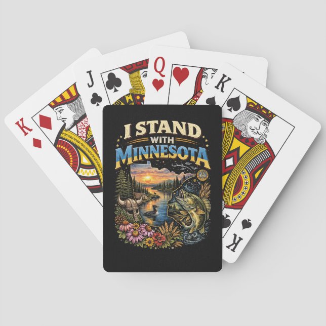Baralho I Stand With Minnesota (Verso)