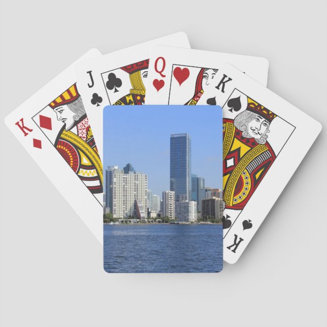 Baralho Ideia da skyline de Miami (Verso)
