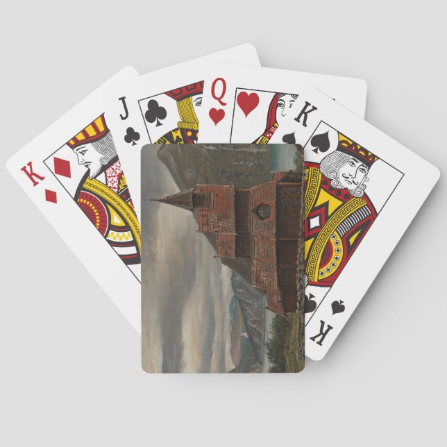 Baralho Igreja de Estado Norueguesa (por Knud Baade) (Verso)