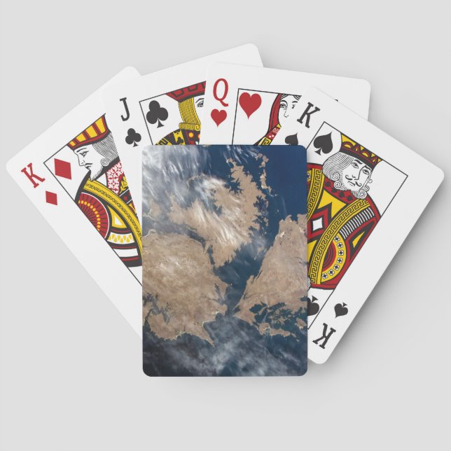 Baralho Ilhas Falkland (Ilhas Malvinas). (Verso)