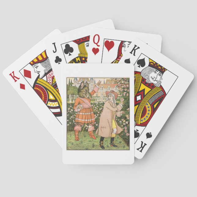 Baralho Ilustração da Bela e da Besta, 1901 (colo (Verso)