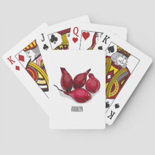 Baralho Ilustração de desenho animado de slot