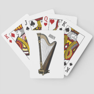 Baralho Ilustração de desenho animado Harp