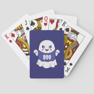 Baralho Ilustração Divertida de Fantasma Assustador para D
