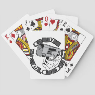 Baralho Ilustração do atirador de arma