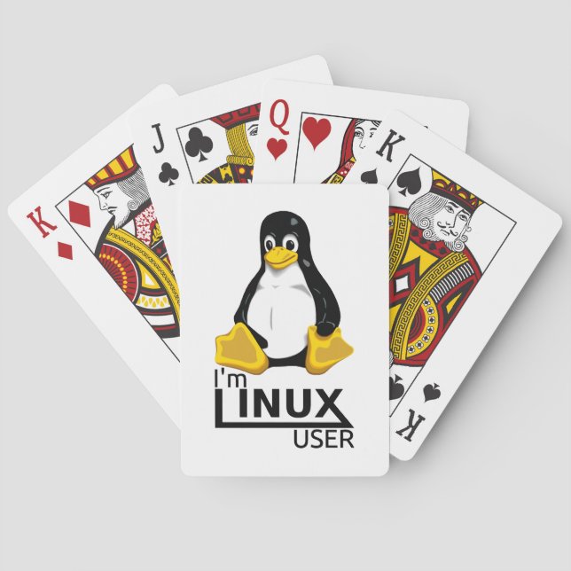 Baralho I'm Linux User (Verso)