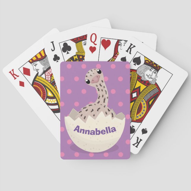 Baralho Imagem de desenho animado de biberão (Verso)