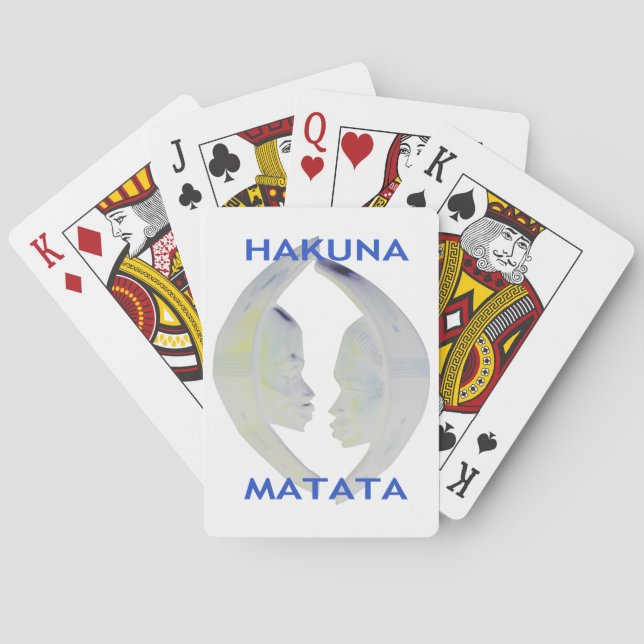 Baralho Impressão africano Hakuna Matata Design (Verso)