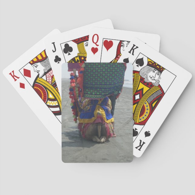 Baralho Impressão/Gráfico Whimsical Camel Art (Verso)